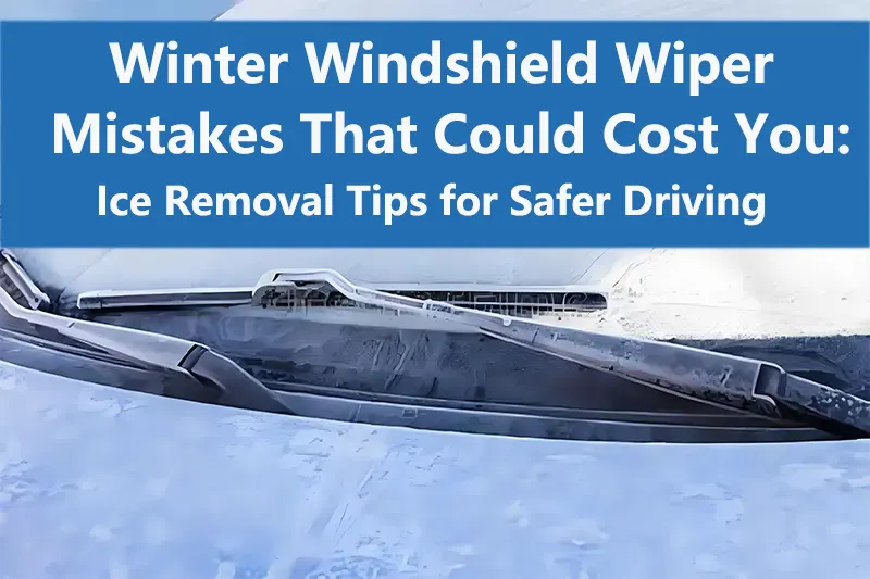 Winter Windshield Wiper Fel som kan kosta dig: Tips för borttagning av is för säkrare körning